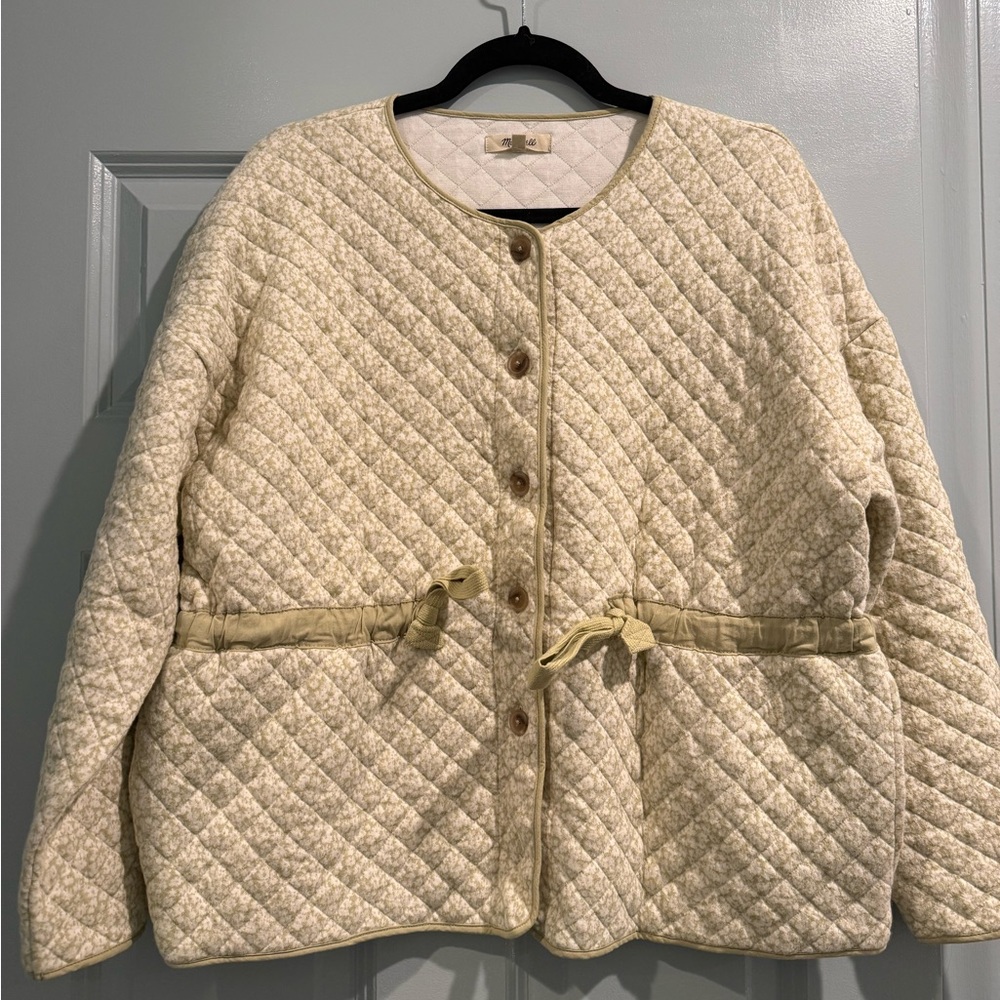 Madewell Quilted Cotton shirt/Jacket